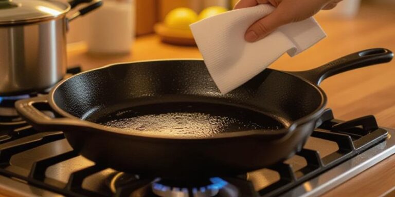 cast iron pan cleaning